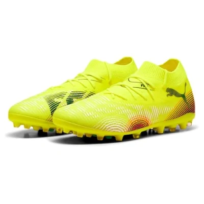 Imagen de Puma Future 8 Match Botas de fútbol con tacos, Hombre, Talla: 45, Yellow alert/black/sun struck Zapatos