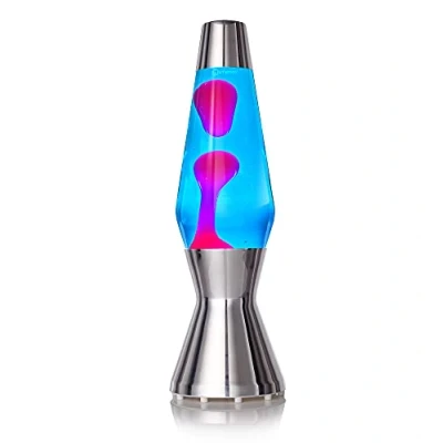 Imagen de Mathmos lámpara de lava la Astro original (Azul/Rosa)