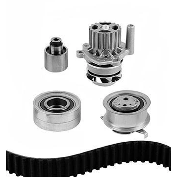Imagen de GRAF KP1089 1 Bomba de Agua + Kit Distribucion 25mm para accionamiento con correa trapecial VOLKSWAGEN: Polo V Hatchback, GOLF 6, Tiguan I