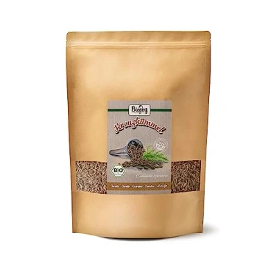 Imagen de Biojoy Comino entero BÍO (1 kg), semillas de comino, especia sin aditivos (Cuminum cyminum)