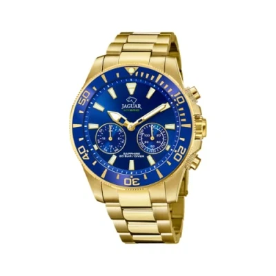 Imagen de JAGUAR Reloj Modelo J899/2 de la colección Connected, Caja 45,7 mm Azul con Correa Acero Chapado para Caballero