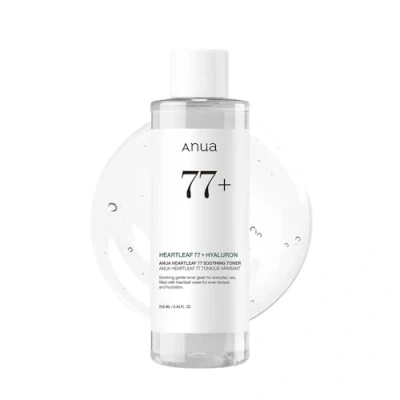 Imagen de Anua Heartleaf 77% Soothing Toner I pH 5.5 Skin Trouble Care, Calming Skin, Refreshing, Hydrating, Purifying, Cruelty Free, Vegan for Sensitive, Combination (250ml / 8.45 fl.oz.)