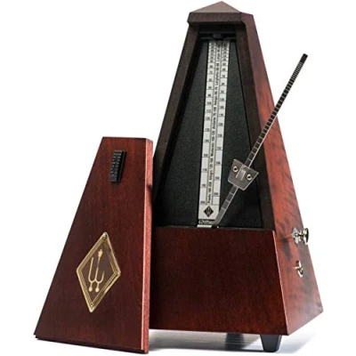 Imagen de METRONOMO MADERA PIRAMIDE Wittner (811/M) (Sistem Malzel) (Con Campana) (Caoba Mate)