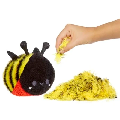 Imagen de Fluffie Stuffiez Small Collectible Plush Abeja Revelación Sorpresa al Abrir la Caja Acogedor Peluche de Familia Sky Juego Táctil e Inquieto para Niños Mayores 4 Años
