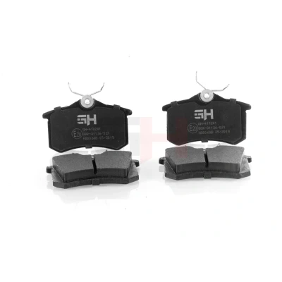 Imagen de GH 410201 Juego de pastillas freno no preparado para indicador desgaste con tornillos pinza accesorios AUDI: A4 B7 Sedán