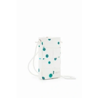 Imagen de Desigual Mone_New Splatter Bruna, Cartera Tri Fold Mujer&#039;S, Blanco, 10