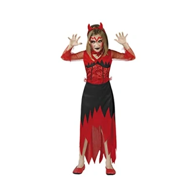 Imagen de Atosa disfraz demonio niño infantil lentejuelas rojo 5 a 6 años