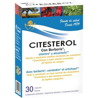 Imagen de Herbetom Bioserum Citesterol 30 cápsulas Con levadura de arroz rojo colesterol berberina, cilantro, alcachofa y coenzima q10 Ayuda a mantener niveles normales