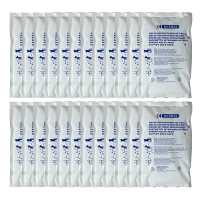 Imagen de Bolsa de Frío Instantáneo Aplicación Inmediata 24 unidades Bolsas Instantáneas Hielo para Lesiones Un Solo Uso Compresas Multiusos