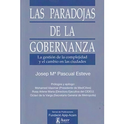 Imagen de Paradojas de La Gobernanza (FUNDACIO APIP ACAM)