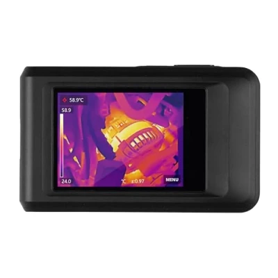 Imagen de Testboy TV 296 cámara termográfica con Bluetooth y WiFi, de infrarrojos (transmisión en tiempo real al teléfono móvil, pantalla LCD táctil color, compatible WiFi)