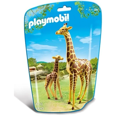 Imagen de PLAYMOBIL Jirafa con bebé (66400)