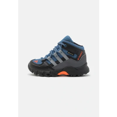 Imagen de Adidas Terrex MID GTX I Zapatillas de senderismo para niños, Talla: 18, Steel/grey three/impact orange Tela/tejido sintético