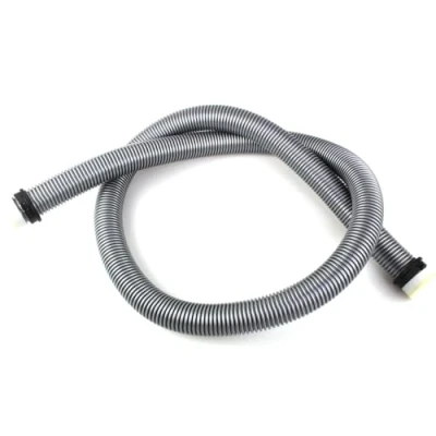 Imagen de Premium Manguera de aspiradora adecuada para todas las aspiradoras con conexión 32 mm Longitud: 1,80m sistema clic Diámetro: interior Color: Plata universal accesorios