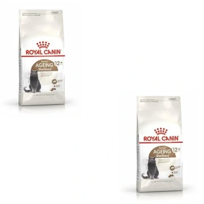 Imagen de ROYAL CANIN Sterilised Ageing 12+ Paquete Doble 2 x 400 g Alimento Completo para Gatos Especial Senior esterilizados a Partir de 12 años el Mantenimiento del Peso