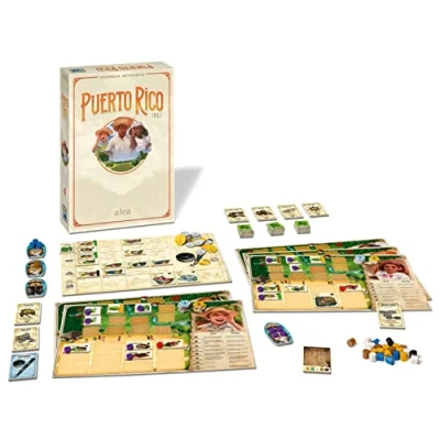 Imagen de Ravensburger Alea Puerto Rico 1897 Juegos de Mesa Estrategia inmersiva para Adultos y niños a Partir 12 años