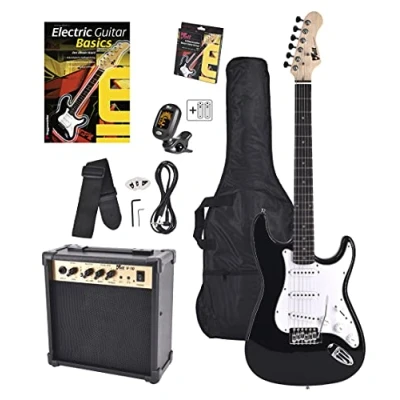Imagen de Volt EG100 E Guitar Set básico con guitarra eléctrica, amplificador, guía de aprendizaje y accesorios