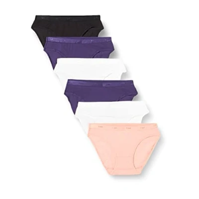 Imagen de Dim Les Pockets Ecodim Con Logo X6, Bragas Mujer, Lot Violet Aubergine, S
