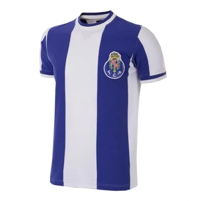 Imagen de Copa Camiseta de fútbol Retro del FC Porto 1971 72 para Hombre, Cuello Redondo fútbol, 125, Blanc y Azul, S