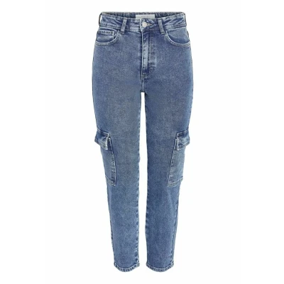 Imagen de Noisy May Nmmoni Vaqueros rectos, Mujer, Talla: 25x32, Medium blue denim