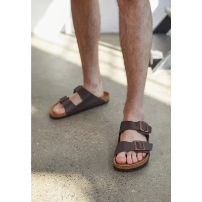 Imagen de Birkenstock Arizona Narrow FIT Sandalias planas, Talla: 39, Dunkelbraun Zapatos