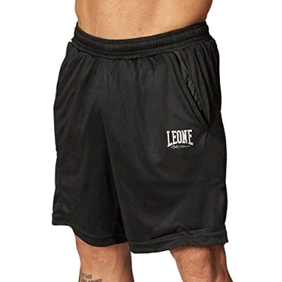 Imagen de LEONE 1947, Pantalones Cortos Con Logotipo, Negro, M, ABX112