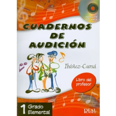 Imagen de Cuadernos de Audición, 1 Grado Elemental (Libro del Profesor) (RM Audicion)