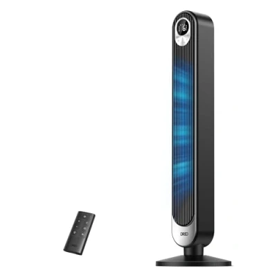 Imagen de Dreo 28dB Ventilador de Torre con Mando a Distancia, 106 cm Silencioso 7,3 m/s Velocidad, Oscilante 90 6 Velocidades, 4 Modos, Temporizador 12 horas, pie, Cruiser Pro T1