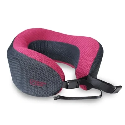 Imagen de Travel Blue Dreamer Almohada de Viaje Cuello Espuma Memoria Alta Densidad, Portátil, Ergonómica, Malla Transpirable, Soporte para Avión, Coche, Hogar, Funda Lavable, Compacta, Ligera