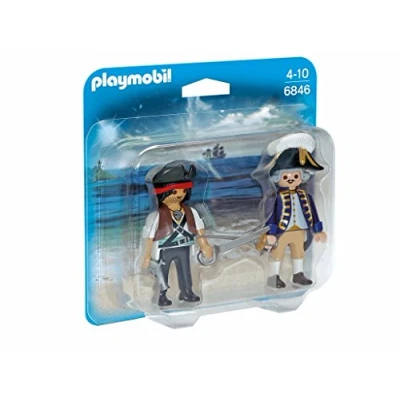 Imagen de PLAYMOBIL Duo Pack Pirata y Soldado (6846)