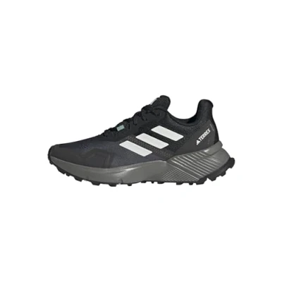 Imagen de Adidas Terrex Soulstride Running Shoes Zapatillas de trail running, Mujer, Talla: 36 2/3, Core black/crystal white/grey Zapatos