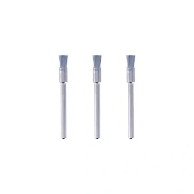 Imagen de Dremel 443 Juego de accesorios cepillos acero al carbono, 3 (3,2 mm) para limpiar y eliminar el óxido los materiales metálicos