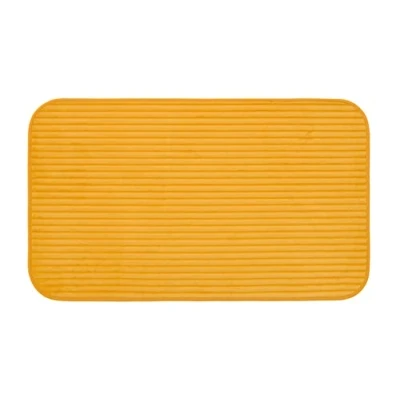 Imagen de Gözze Alfombrilla de baño antideslizante, Poliéster, 60 x 100 cm Amarillo Maíz