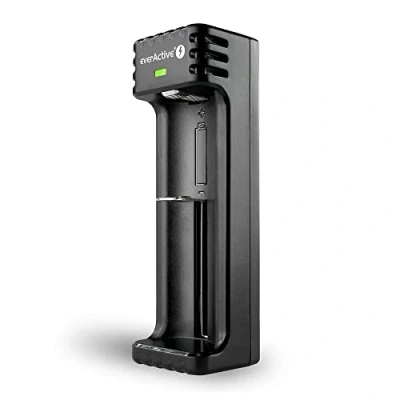 Imagen de Cargador EVERACTIVE para BATERÍAS CILÍNDRICAS LI Ion LC100