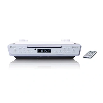 Imagen de Lenco KCR 150 Radio de Cocina y Reproductor CD, Color Blanco