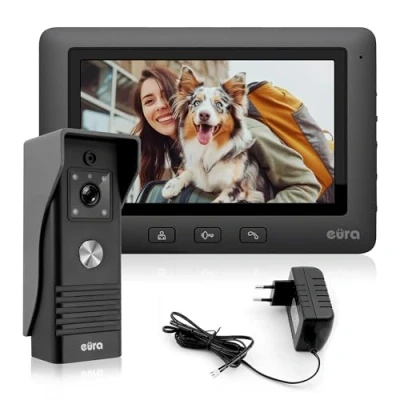 Imagen de EURA VDP 45A3 Alpha Black, Negro, 1 Monitor