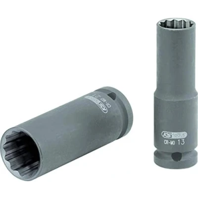 Imagen de KS Tools 515.0955 1/2&quot; Llave de vaso impacto 12 cantos, larga, 22 mm