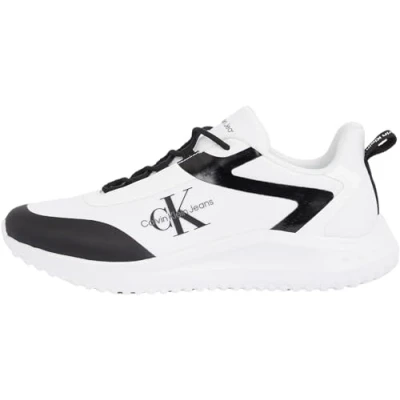 Imagen de Calvin Klein Jeans EVA Runner LACE Zapatillas, Hombre, Talla: 40, Bright white/black Zapatos