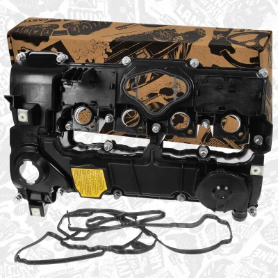 Imagen de ET ENGINETEAM RV0036 Tapa de Balancines con juntas tornillos, válvula ventilación BMW: 3 Coupé, Cabrio, 1 Hatchback