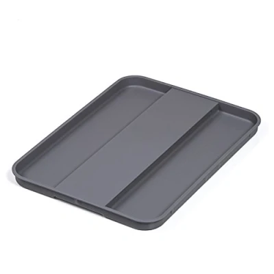 Imagen de SO TECH® Tapa para 12L, 17L, 26L o 32L / Sistema de Recogida Residuos Papelera Cubo Compost reciclaje Alu Gris