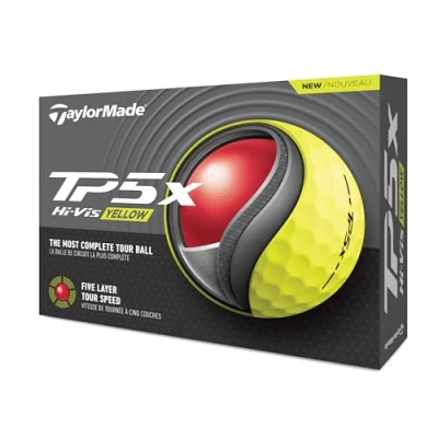 Imagen de TaylorMade TM24 TP5x YLW GLB dz, Amarillo