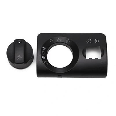 Imagen de Yushu Nuevo kit de cubierta interruptor luz antiniebla para faros delanteros 4B1941531F A6 4B C5 concha (carcasa + juego botones) piezas profesionales partes