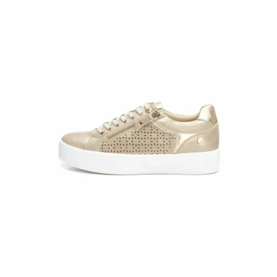 Imagen de XTI Zapatilla Mujer Oro Calzado Cómodo y Versátil Moda Casual Modelo 14362401 (Talla 39)