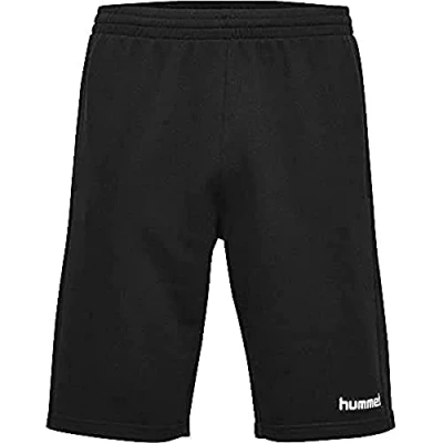 Imagen de hummel HMLGO Kids Cotton Bermuda Shorts Color: Black_Talla: 176