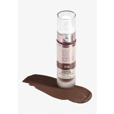 Imagen de Makeup Revolution, IRL Filter Longwear Foundation, Medium to Full Coverage, F16, 23ml