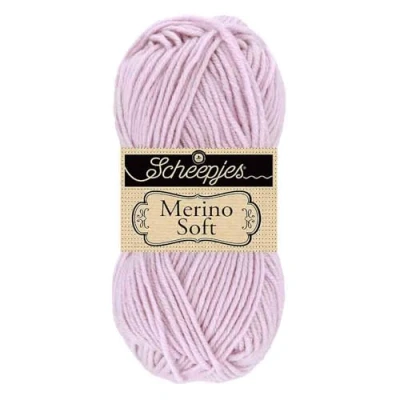 Imagen de Scheepjes Soft Yarn, 50% Lana Merino Superwash Microfibra Mezcla de 25% acrílico, 654 Bellini, 1x50g
