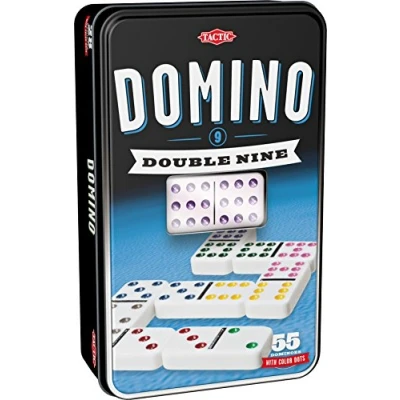 Imagen de Tactic Double 9 Domino Game Doble, Color Mixto 53914