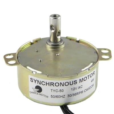 Imagen de CHANCS Synchronous Motor TYC 50 12V AC 30 36RPM CW/CCW 4W Small Electric Turntable Gear Box for Microwave Oven