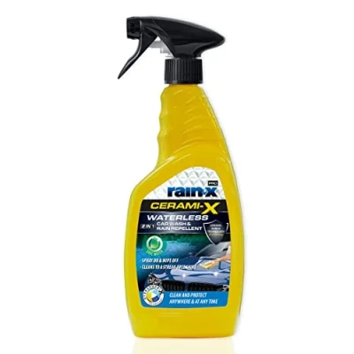 Imagen de Rain X® Champú Coche Sin Agua con Tratamiento Cerámico Coche, 2en1 Encera y Repele la Lluvia 750ml
