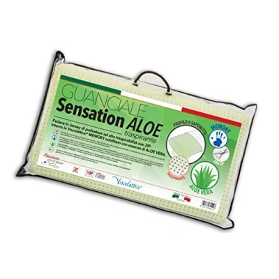 Imagen de V.I.P. Very Important Pillow Cojín, Jabón con perforación Pasador, viscolattice Memory Tratamiento Aloe Vera
